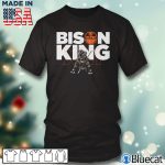 Black T shirt Edmonton Oilers Bison King XIII T shirt