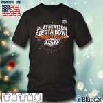 Black T shirt Oklahoma State Cowboys 2022 Fiesta Bowl Bound Whistle T shirt