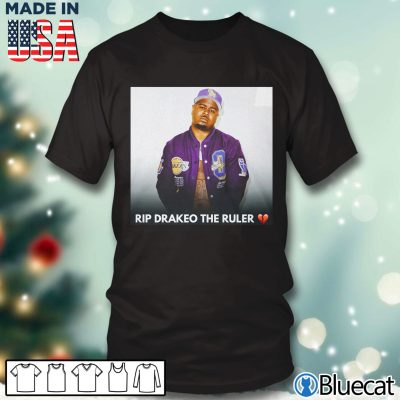 Black T shirt RIP Rapper Drakeo The Ruler T shirt