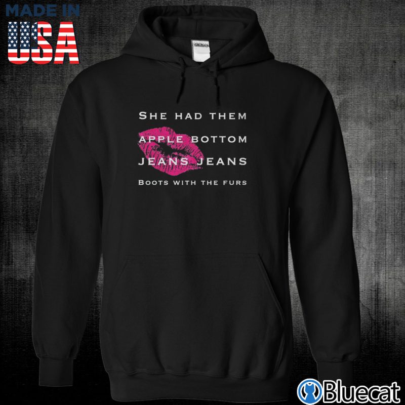 Black Unisex Hoodie Apple bottom jeans jeans She had them boots with the furs T shirt