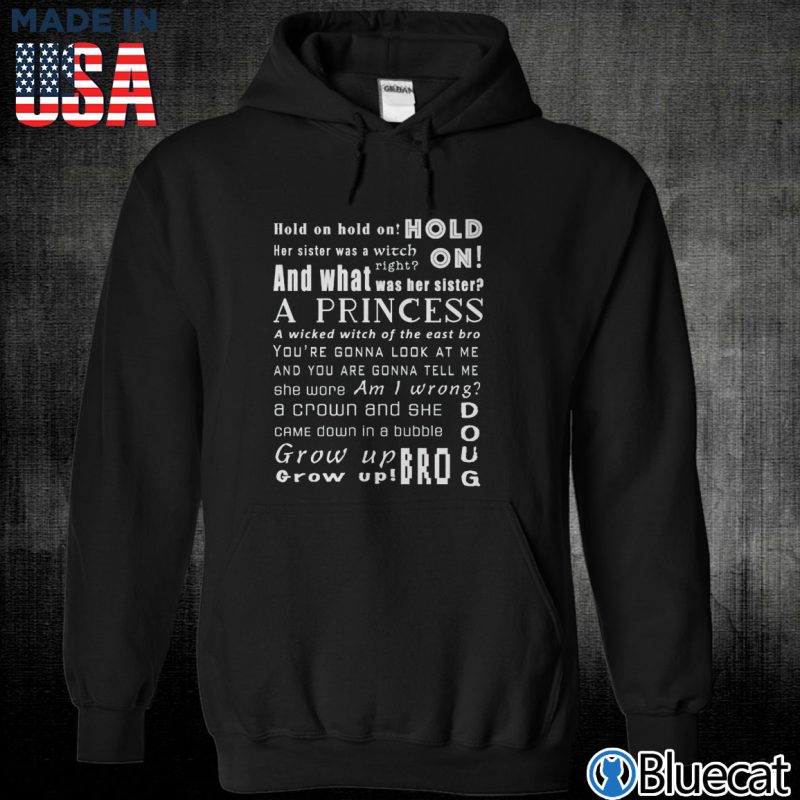 Black Unisex Hoodie Hold on hold on hold on Her sister was a Witch T shirt