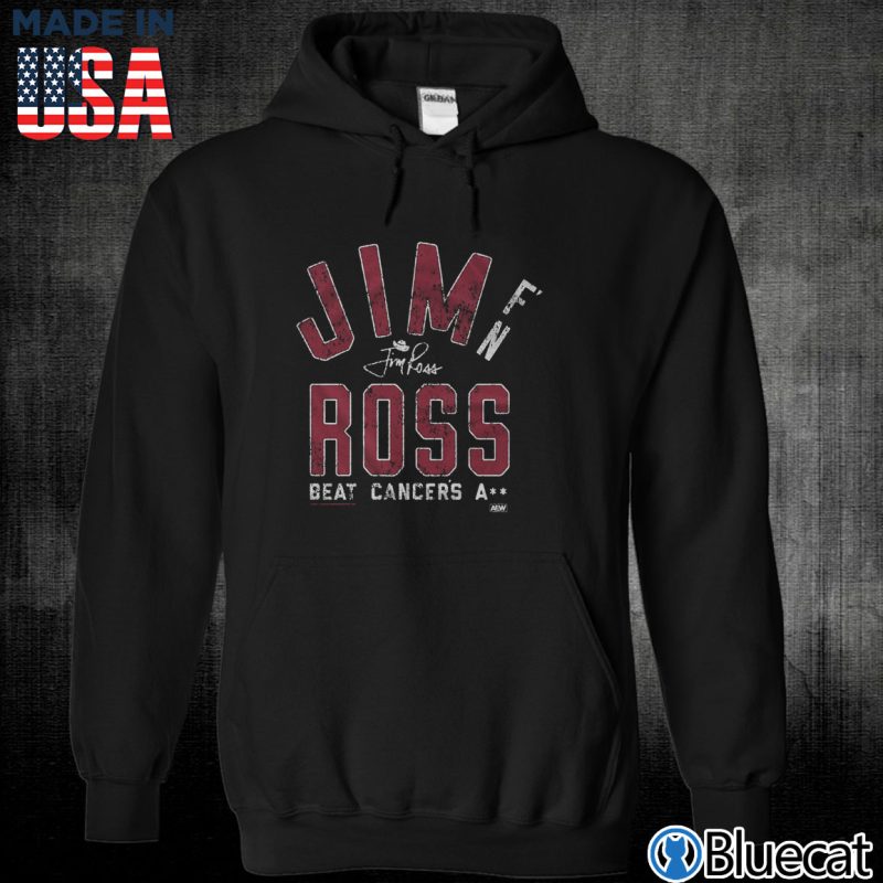 Black Unisex Hoodie Jim Ross Beat Cancers A T shirt
