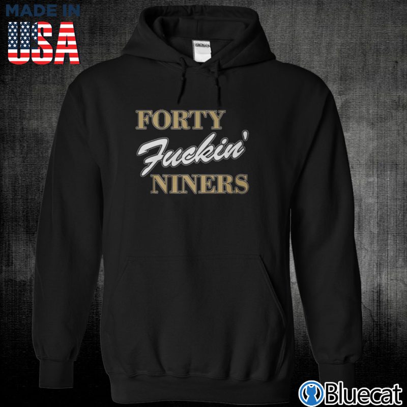 Black Unisex Hoodie Joe Montana Fuckin Forty Niners T shirt