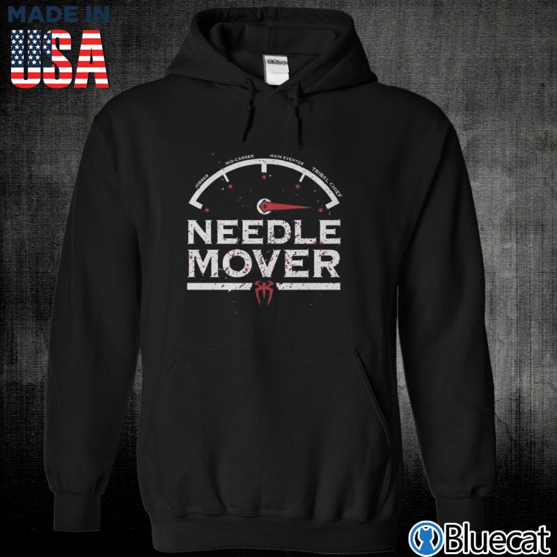 Black Unisex Hoodie Roman Reigns Needle Mover T shirt