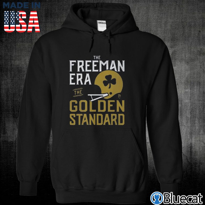 Black Unisex Hoodie The Freeman Era The Golden Standard Marcus Freeman T Shirt