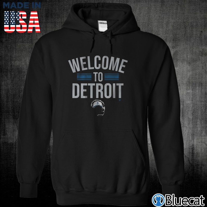 Black Unisex Hoodie Welcome To Detroit T shirt