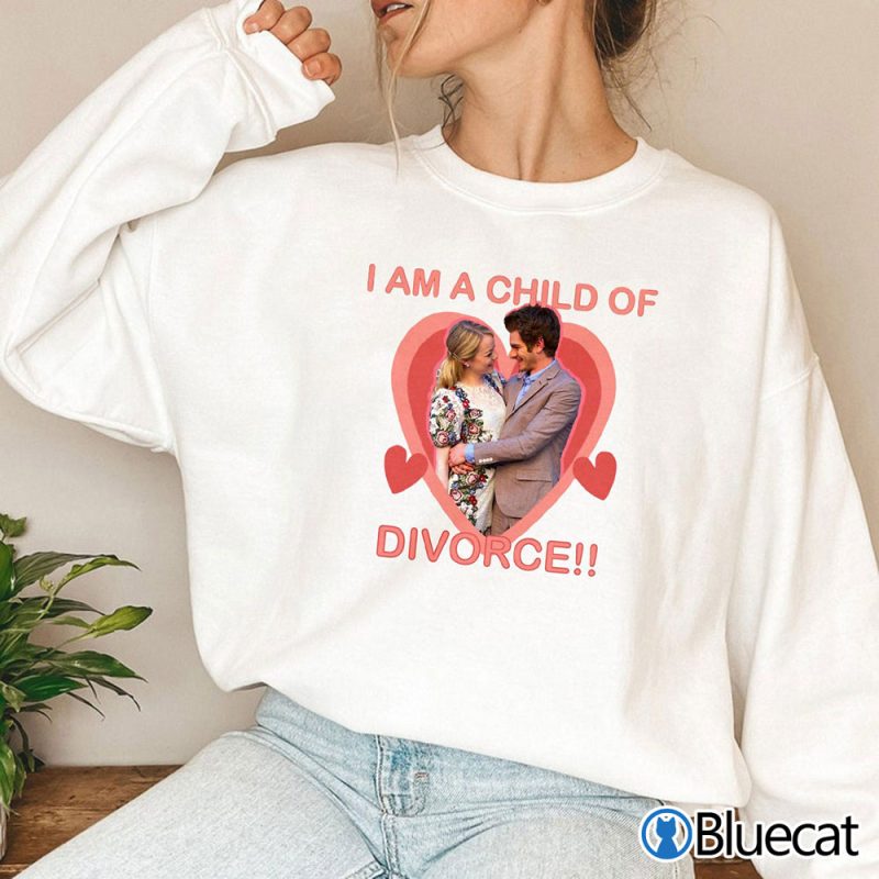 Im A Child Of Divorce Andrew Garfield And Emma Stone Spiderman T shirt Sweatshirt 1