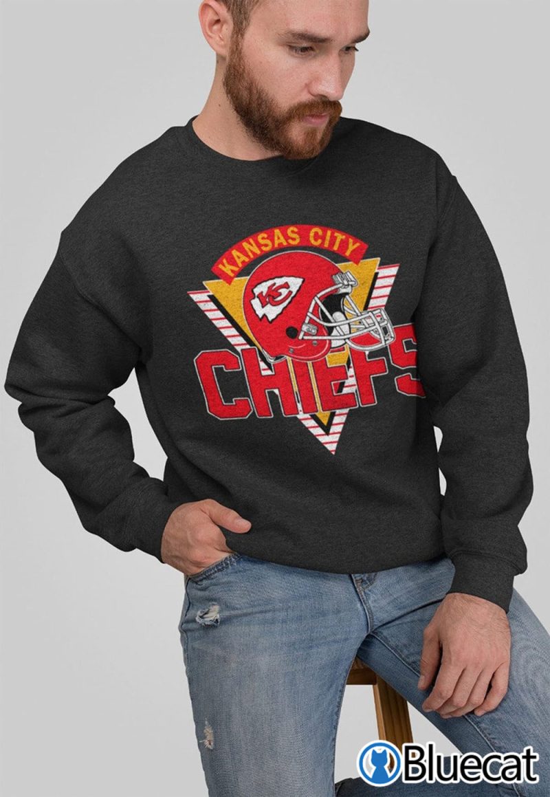 Kansas City Chiefs Crewnec Vintage Football SweatshirtKansas City Chiefs Crewnec Vintage Football Sweatshirt 1