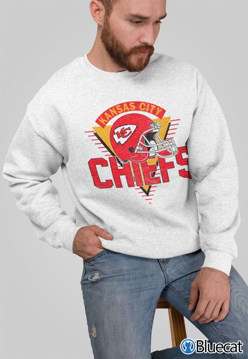 Kansas City Chiefs Crewnec Vintage Football SweatshirtKansas City Chiefs Crewnec Vintage Football Sweatshirt 2