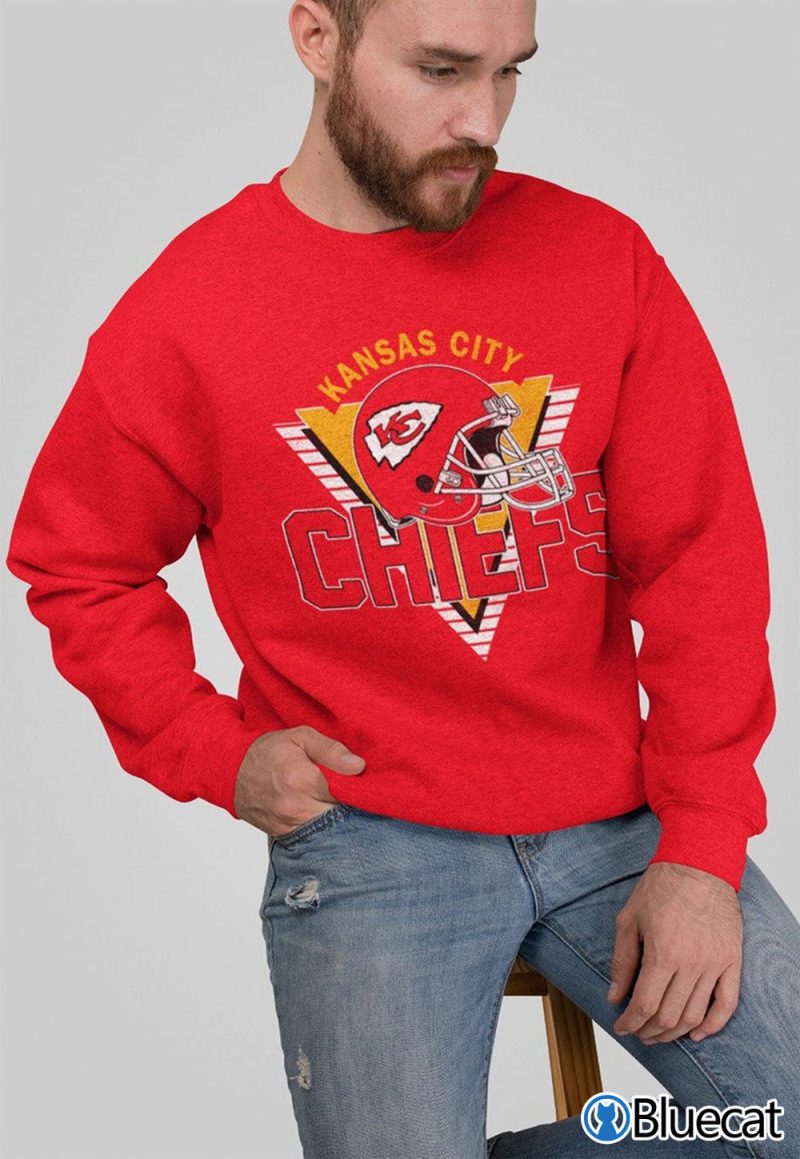 Kansas City Chiefs Crewnec Vintage Football SweatshirtKansas City Chiefs Crewnec Vintage Football Sweatshirt