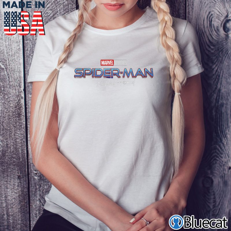 Ladies Tee Marvel Spider Man No Way Home Movie Logo T Shirt