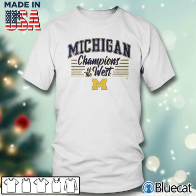 Men T shirt Michigan Champions Of The West T shirt