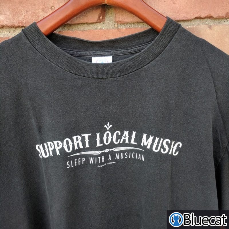 Support local music sleep with a musician t shirt 2