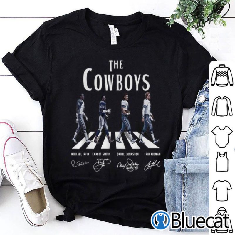The Cowboys Abbey Road Dallas Signatures Shirt 1