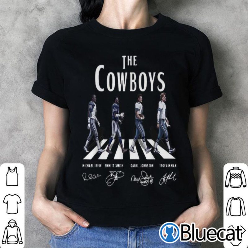 The Cowboys Abbey Road Dallas Signatures Shirt 3