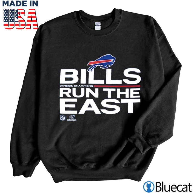 Black Sweatshirt Buffalo Bills 2021 AFC East Division Champions Trophy T Shirt