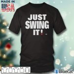 Black T shirt Chairman Just Swing It T shirt