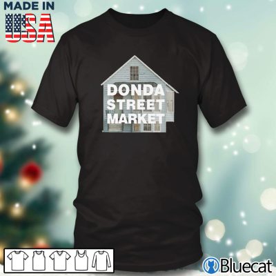 Black T shirt Kanyes Childhood Home DONDA STREET MARKET T shirt