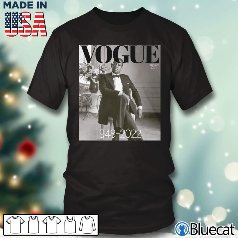 Black T shirt Rest in peace Vogue Andre Leon Talley T shirt