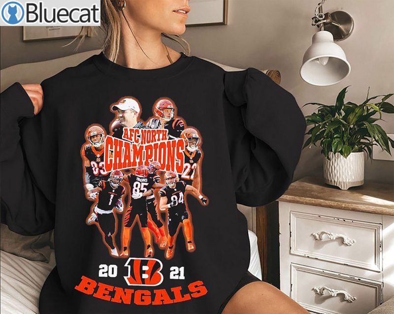 Cincinnati Bengals 2021 AFC North Division Champions T Shirt
