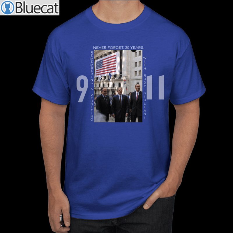 Collectible Autographed By Rudy Giuliani 9 11 20th Anniversary Shirt 1