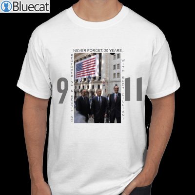 Collectible Autographed By Rudy Giuliani 9 11 20th Anniversary Shirt