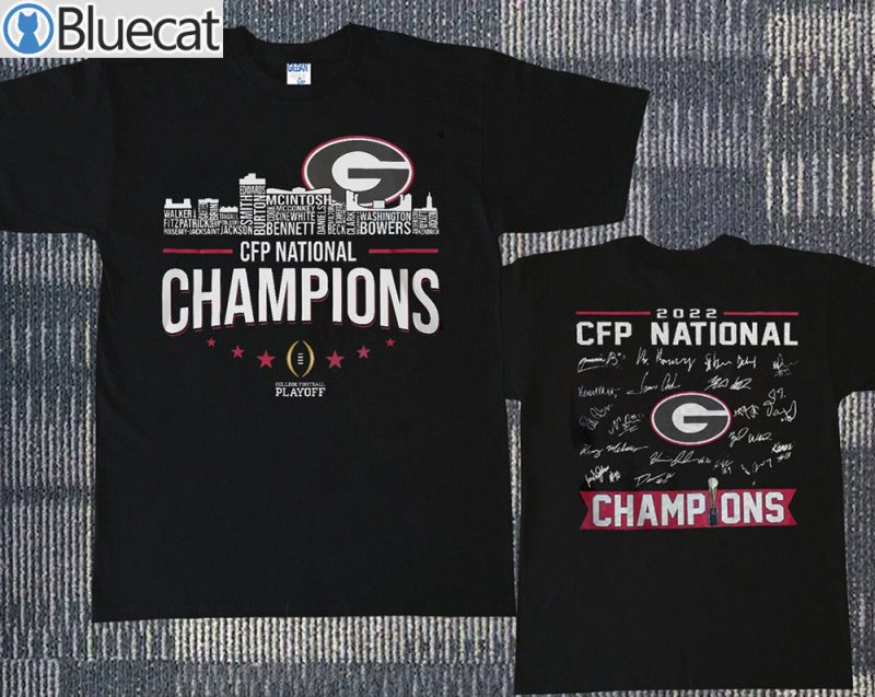 Georgia Bulldogs 2022 CFP National Champions Unisex T Shirt