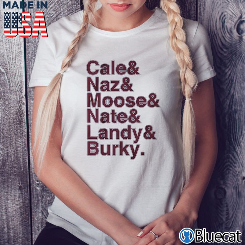 Ladies Tee Cale Naz Moose Nate Landy Burky T shirt