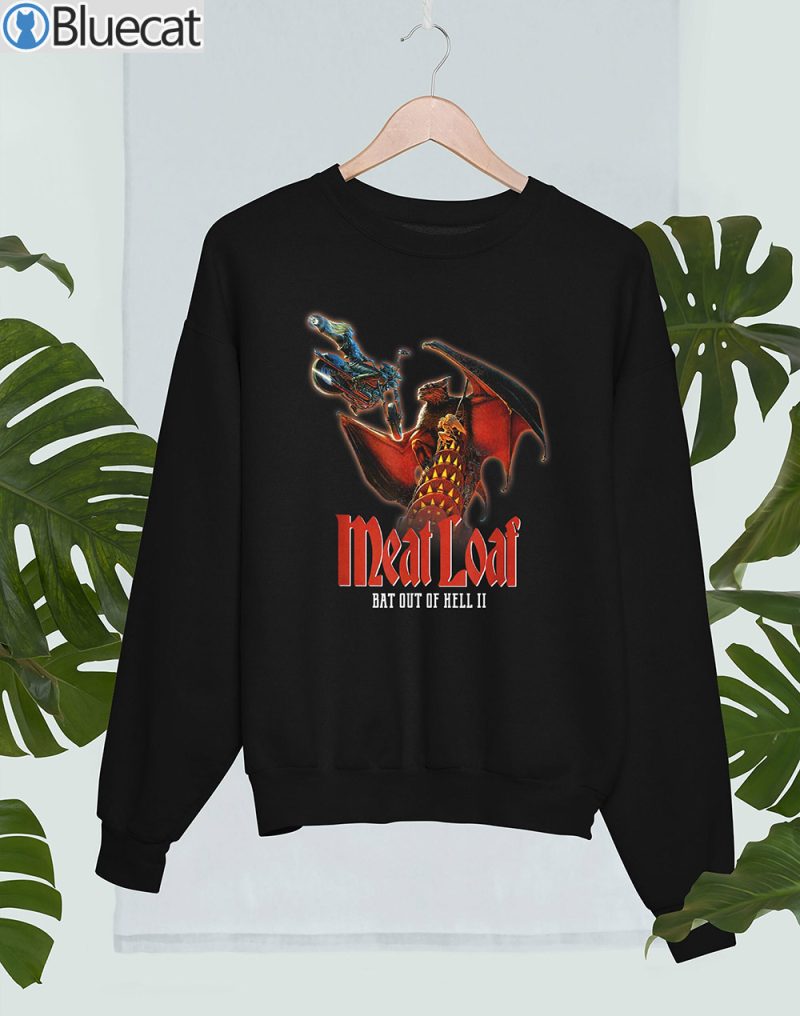 Meat Loaf Bat Out Of Hell Bike T Shirt Thank You Memories 2