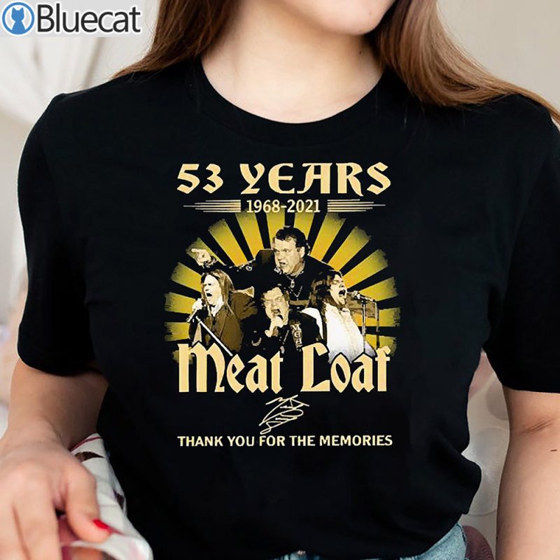 RIP Meat Loaf Legend Bat Out Of Hell Anniversary T Shirt 1