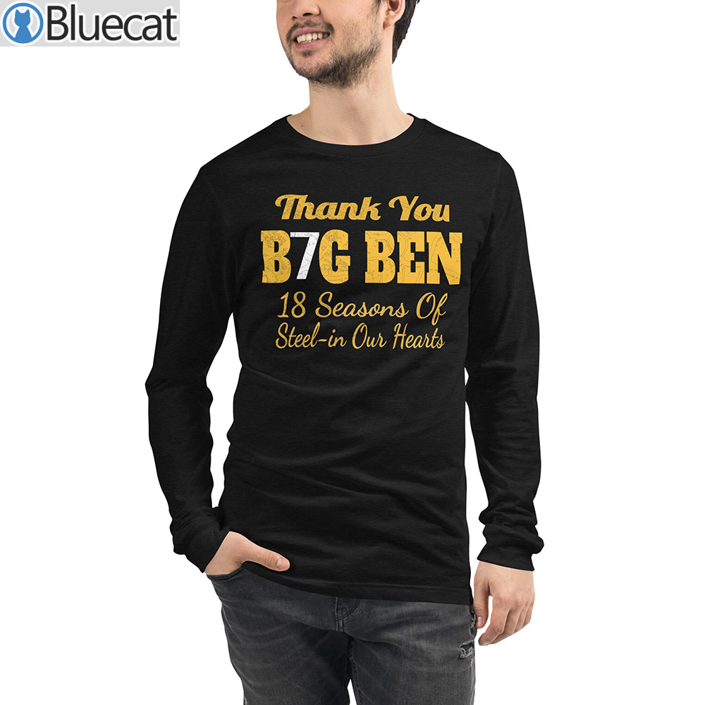 Premium ben Roethlisberger Big Ben 7 Steelers Pittsburgh Tee Shirt