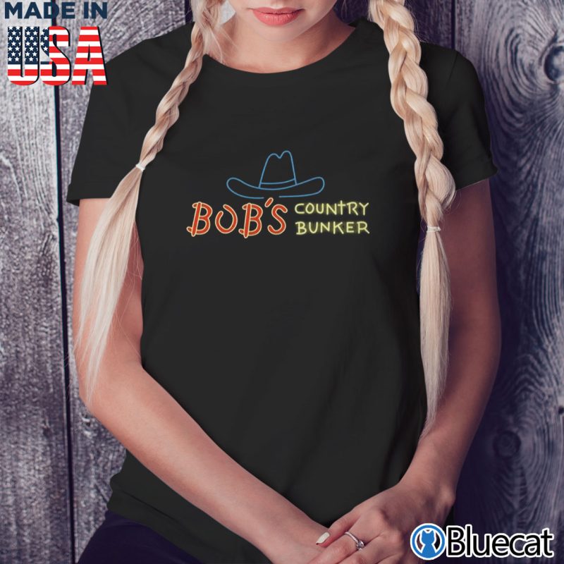 Black Ladies Tee BOBs Country Bunker T shirt