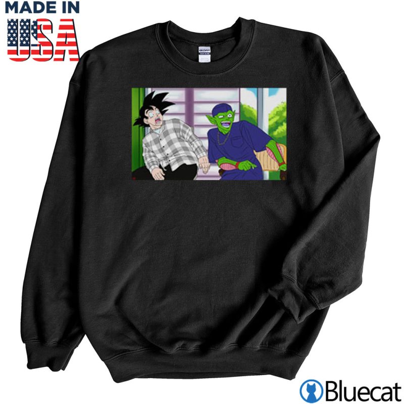 Black Sweatshirt Friday Damn Meme Son Goku And Piccolo T Shirt