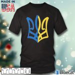 Black T shirt Ukraine Trident Symbol Tryzub Trident T shirt