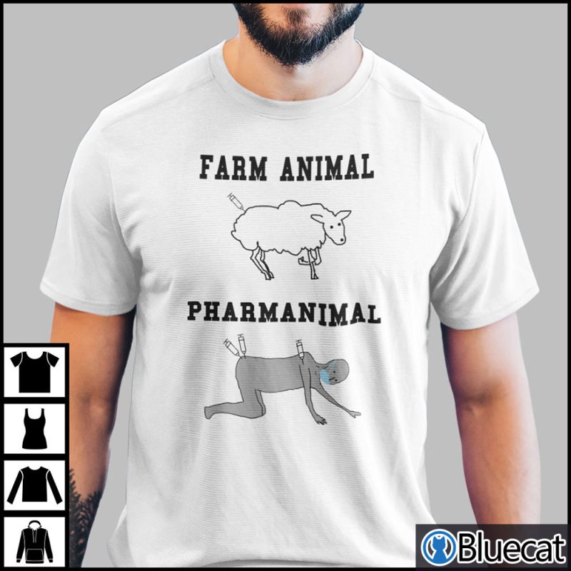 Farm Animal Pharmanimal Anti Vaccine Shirt 1