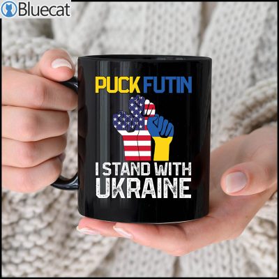 Puck Futin I Stand With Ukraine Lovers Mug 1