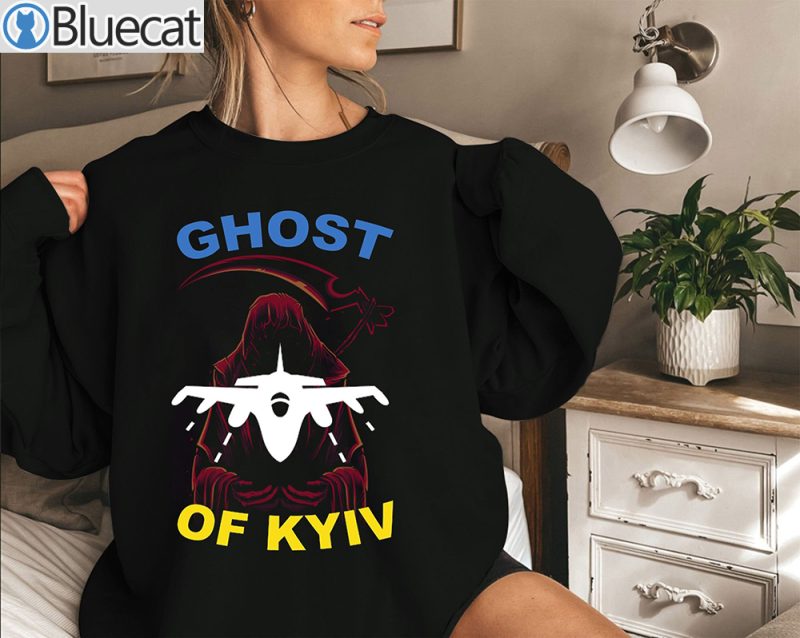 The Ghost Of Kyiv I Stand With Ukraine T shirt Sweatshirt