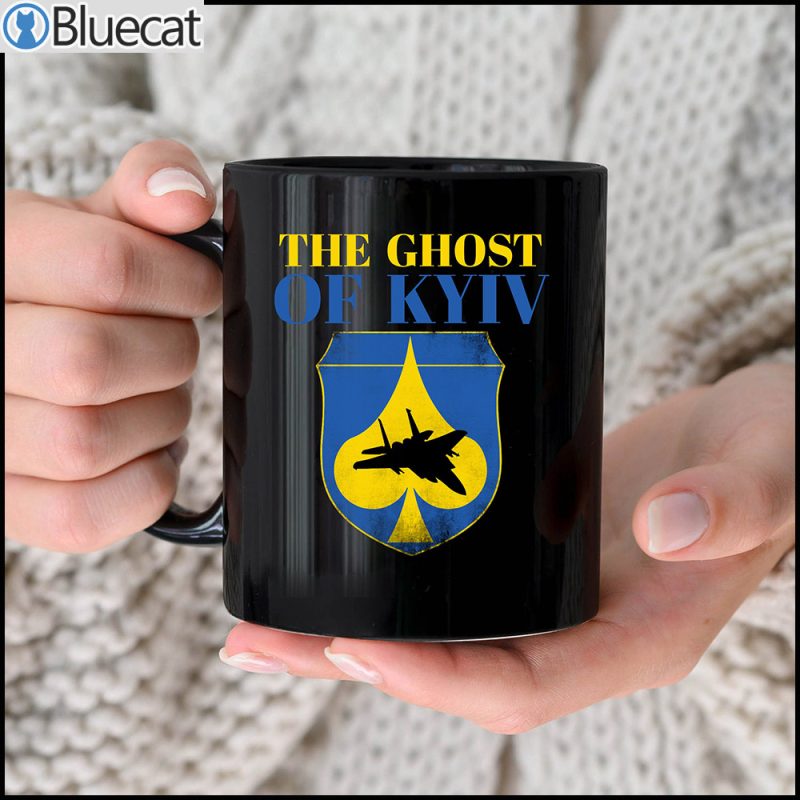 The Ghost Of Kyiv Stand With Ukraine Support Mug 1