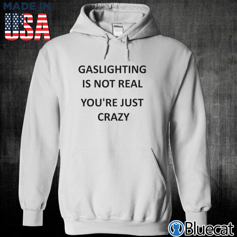 Unisex Hoodie Gaslighting is not real youre just crazy T shirt