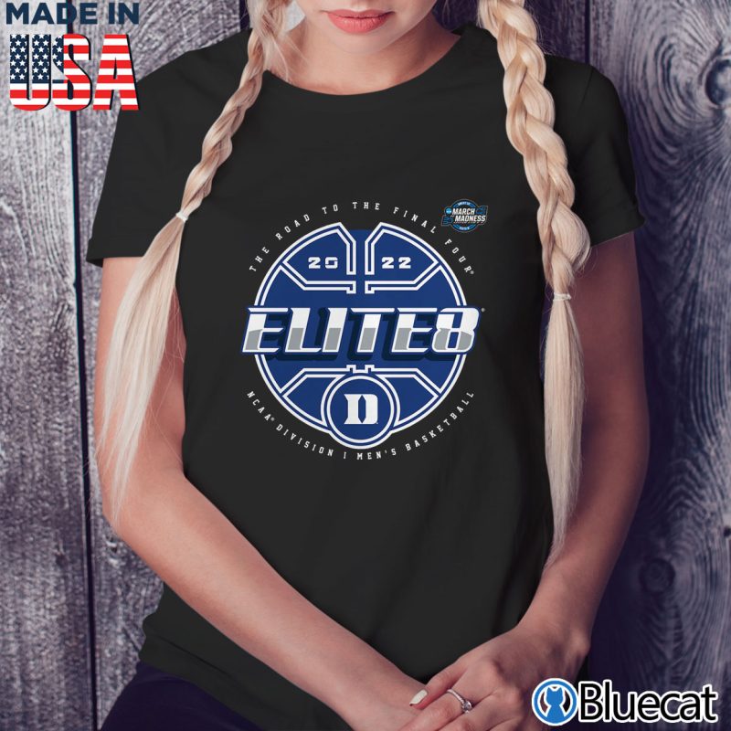 Black Ladies Tee Duke Blue Devils 2022 Tournament March Madness Elite Eight Elite T Shirt
