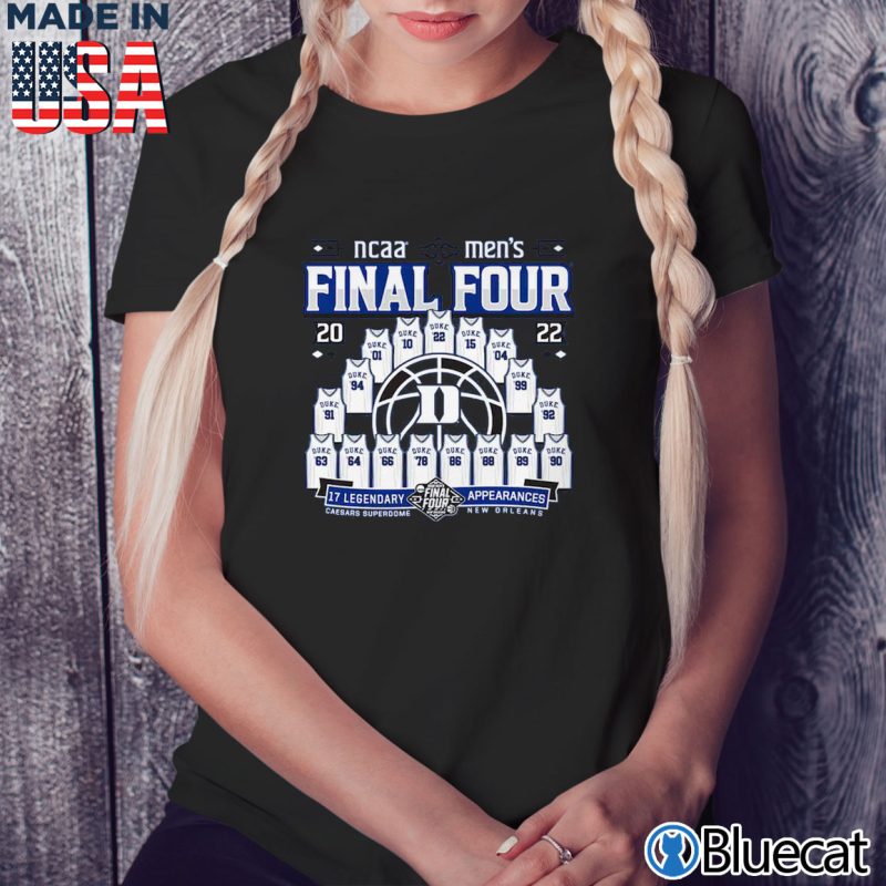 Black Ladies Tee Duke Blue Devils 2022 Tournament March Madness Final Four T Shirt