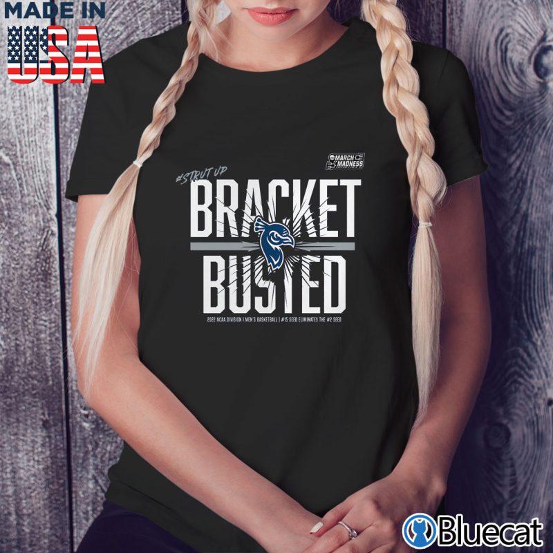 Black Ladies Tee Saint Peters Peacocks 2022 Tournament March Madness Busted T Shirt