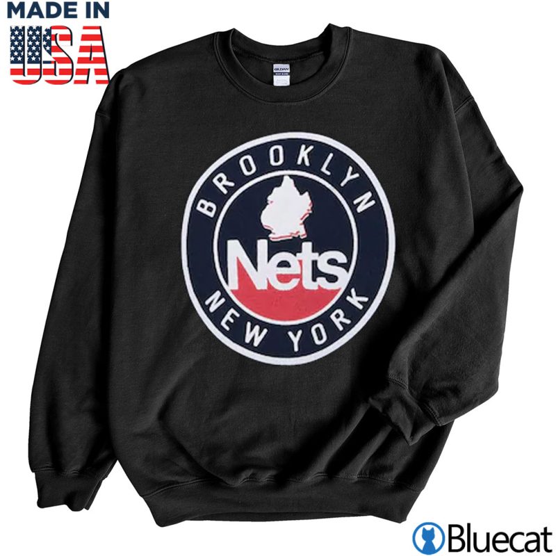 Black Sweatshirt Brooklyn Nets Nike city edtion Logo T Shirt