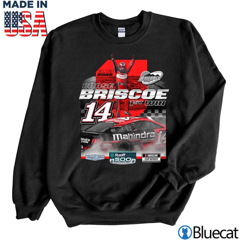 Black Sweatshirt Chase Briscoe Checkered Flag 2022 Ruoff Mortgage 500 Race Winner T Shirt