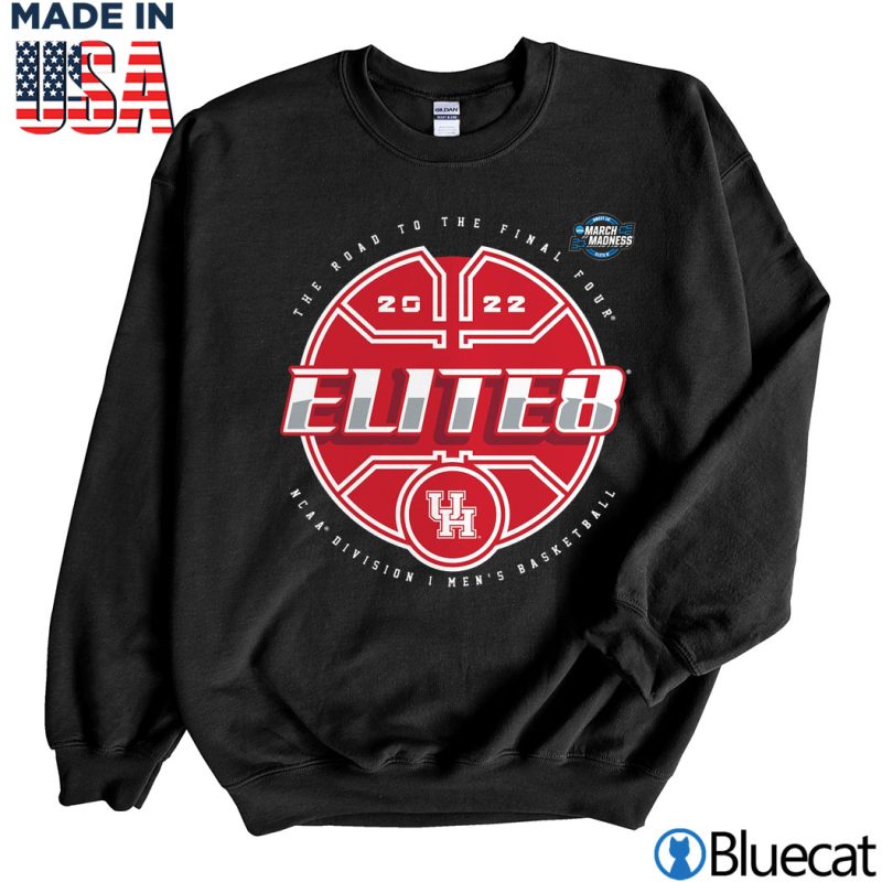 Black Sweatshirt Houston Cougars 2022 NCAA Mens Basketball Tournament March Madness Elite Eight T Shirt