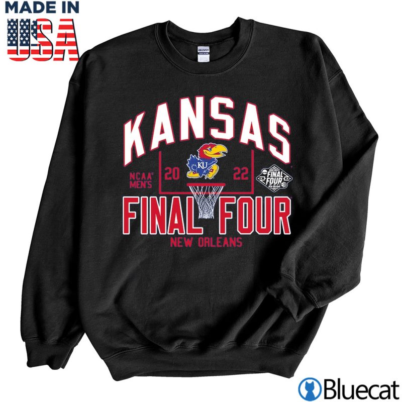Black Sweatshirt Kansas Jayhawks 2022 NCAA Tournament March Madness Final Four T Shirt