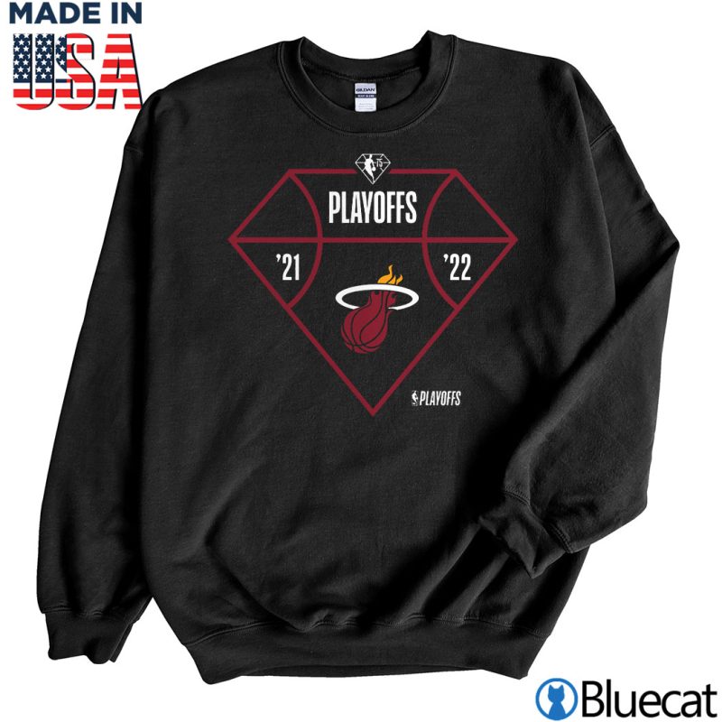 Black Sweatshirt Miami Heat Fanatics Branded 2022 NBA Playoffs Tip Off T Shirt