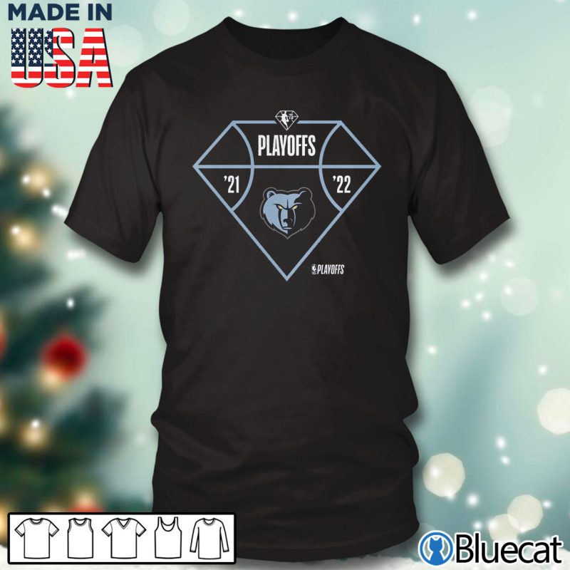 Black T shirt Memphis Grizzlies Fanatics Branded 2022 NBA Playoffs Tip Off T Shirt