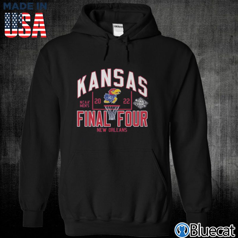 Black Unisex Hoodie Kansas Jayhawks 2022 NCAA Tournament March Madness Final Four T Shirt