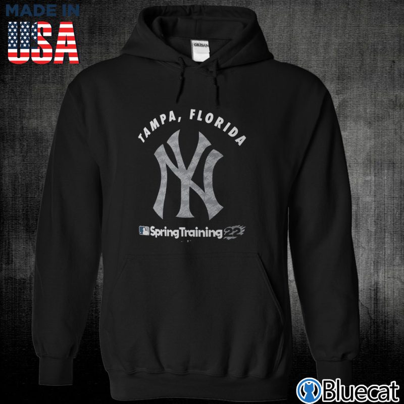 Black Unisex Hoodie New York Yankees 2022 Spring Training T Shirt